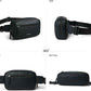 2L Fanny Packs Everywhere Belt Bag Small Fashion Crossbody Waist Pack Faux Leather Waterproof Sling Chest Bag For Women Trendy Black