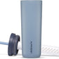 LifeStraw Go Series Tumbler – Double Wall Insulated Stainless Steel Water Filter, Icelandic Blue, Designed for Everyday Use, Removes Bacteria, Parasites, Microplastics, and Improves Taste