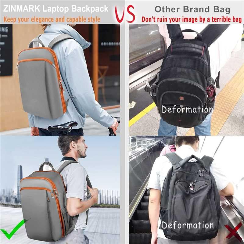 Slim Expandable 15 15.6 16 Inch Laptop Backpack Anti Theft Travel Business Durable Computer Bag