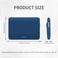 RAINYEAR Laptop Sleeve Case 13.3 Inch, Protective Portable Case with Front Pocket, Briefcase Handbag Laptop Bag Compatible with MacBook Air/Pro 13-13.3 inch, MacBook Pro 14 inch, Navy Blue