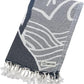 Sand Cloud Turkish Beach Towel - Sand Free - 100% Organic Turkish Cotton Yarn - Quick Dry Towel for Beach, Picnic, Blanket or Bath Towel - As Seen on Shark Tank - Marine Life (Mystical Whale)