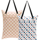 ALVABABY 2 Pack Large Wet Dry Bag Waterproof Hanging Cloth Diaper with Double Zippered Pockets 25x18 inches 2HL02