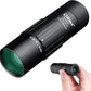 10x25 Monocular Telescope, Compact Mini Pocket Size Waterproof Fogproof for Bird Watching Hiking Camping, Black