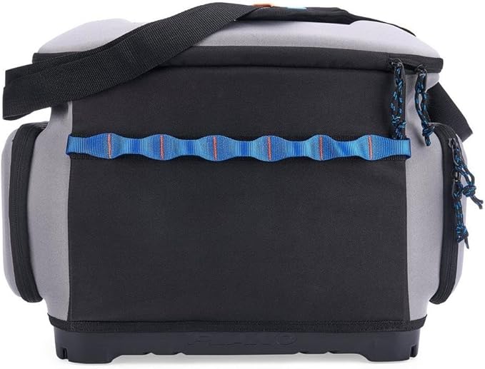 Plano Atlas 3700 Tackle Bag, Premium EVA-Constructed Fishing Tackle Bag, Molded Waterproof Base, Water-Resistant Cell Phone Pocket, Magnetic Tool and Hook Holder
