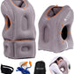 Modern Advantage Inflatable Travel Pillow for Airplanes with Adjustable extra Bottom, Support head & chin to avoid Neck & Shoulder Pain for Travelling office napping with Eye Mask & Earplug, Pack of 2