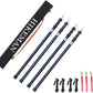 HIKEMAN Tent Poles Camping Poles for Tarp Awning Canopy Porch Sun Sails Tarpaulin Headroom Aluminium Adjustable Telescoping