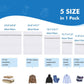 5Pcs Laundry Bags Mesh Wash Bags, Delicate Laundry Bags for Clothes, Hosiery, Underwear, Bed linen - 5 Size