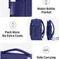 ECOHUB Travel Backpack for Men Women, Carry on Backpack with USB Charging Hole, Spirit Airlines Personal Item Bag Flight Approved, 15.6 Inch Laptop Backpack with Anti Theft Pockets, 30L, Navy Blue