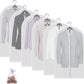 Garment Bags for Hanging Clothes, Clear Plastic Closet Storage Covers with Cedar Balls, 24" x 40", 6 Pack