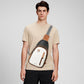 7L Sling Bag for Women Men Leather Small Sling Backpack Daypack Anti Theft Fanny Pack Crossbody Purse Travel