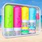 TSA Approved Travel Bottles Set – 18 Piece Leak-Proof Silicone Toiletry Kit with Clear Bag, Refillable Bottles, Jars, Spray Bottle & Accessories for Shampoo, Lotion and Body Wash