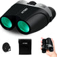 10x25 Compact Binoculars for Adults and Kids, Small High Powered Binoculars with Low Light Vision for Bird Watching, Hunting, Hiking, Cruise and Travel, Includes Carrying Bag