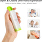 Weekly Pill Organizer 2 Times a Day, KOVIUU Large Travel Pill Box 7 Day, Am Pm Twice Daily Pill Case with Rotatable Handle, Pill Holder Container for Vitamin, Medicine, Supplement, Translucent-White