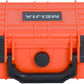 MEIJIA Portable All Weather IP67 Waterproof Protective Case, Hard Case,Camera Case With Customizable Foam,Fit Use of Drones, Cameras,Equipments, 8.12”x6.56”x 3.56” (Orange)