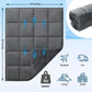 L'AGRATY Weighted Lap Blanket 7lb: Small Weighted Blankets for Adults Portable Travel - Cooling Pad Blanket for Relaxation Sleeping - Cozy Lap Washable All-Season(29" x 24")