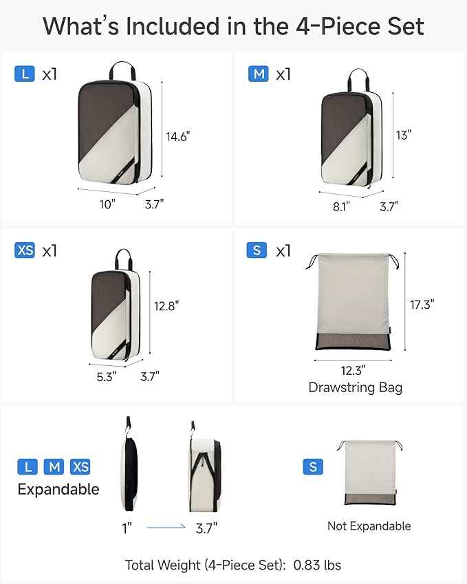 LUGGEX Checked Suitcase Top Opening, FLT and Travel Packing Cubes Bundle – Travel Essentials (FX-Lite, 30 Inch, 105L-115L)