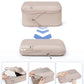 WANDF 7 Set Compression Packing Cubes for Travel, Shirt Folder for Wrinkle-Free, Suitcase Organizer Bags Set for Carry-On Checked Luggage Duffle Bag Women Men(Khaki)