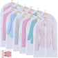 36" Women Suit Bags, Garment Bags For Hanging Clothes, Plastic Garment Bags for Closet Storage, Suit Cover Bags with Zipper for Short Coats, Jackets, Shirts 24"x36"/ 12 Pack (24" x 36" 12Pack)