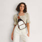 Sling Bag For Women Fanny Pack Crossbody Travel Shoulder Belt Bags Tote Backpack Purse Faux Leather