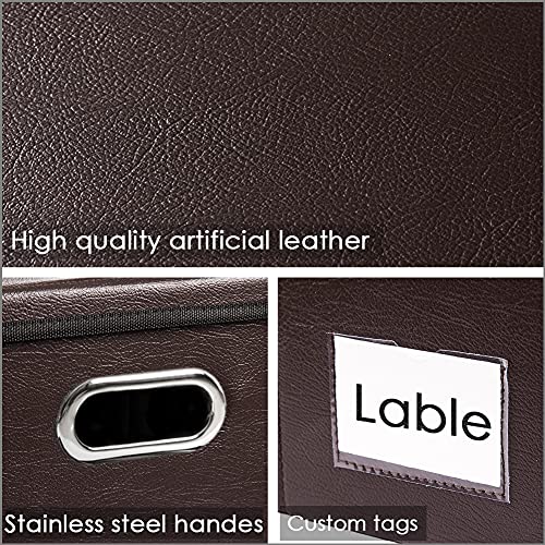 Large Collapsible Storage Bin with Lid [1