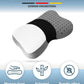 Travel pillow Re-Charge Intense with Activated Charcoal | Orthopedic cervical side sleeper pillow | Ergonomic memory foam against neck pain | Innovative Intense technology for deeper sleep