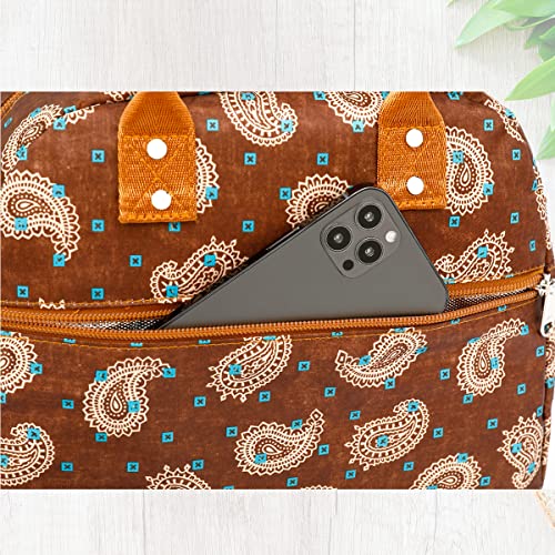 Insulated Lunch Bag With Shoulder Strap for Women