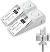 Door Stop Alarm and Adjustable Portable Door Lock Provide Double Security for Home, Hotel and Traveling (1 Door Lock + 2 Door Stop)