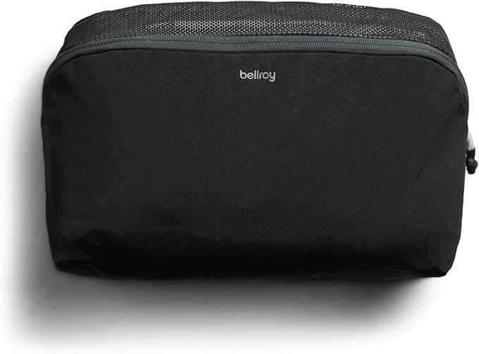 Bellroy Packing Cube 6L (Organizer Packing Pouch with Internal Zip Pocket and Durable, Lightweight Design) - Black