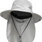 NPJY Sun Fishing Hats with Neck Flap for Men Women UV Sun Protection Bucket Hat