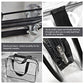3Pcs Crystal Clear PVC Travel Toiletry Bag Kit for Women Men