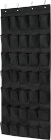 35Large Pockets Over The Door Shoe Organizer, Mesh Pockets Shoe Holder Rack, Capacity Shoe Hanging Storage，door shoe rack With 4 Metal Hook.