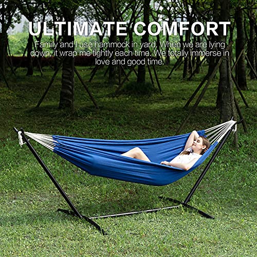 Double Hammock with Stand for Outside