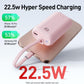 iWALK Mini Portable Charger 10,000mAh, 22.5W USB-C Fast Charging Power Bank with Built-in Cable, Travel Essential Ultra-Small Battery Pack Compatible for iPhone 16/16 Pro/15, Samsung, Google, Pink