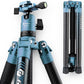 Fotopro 62 Inch Carbon Fiber Tripod for Camera Ultralight Travel Camera Tripod Max Loads Up 22lbs X-Aircross 3 Blue
