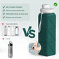3 pack Collapsible Water Bottles,Silicone Foldable Portable Water Bottle 20.6oz, Lightweight Reusable Leakproof for Travel Hiking Camping Cycling Workouts Yoga Fitness Indoor Outdoor Sports