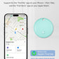 Tracker Tags, Item Finder Work with Apple Find My (iOS Only), Tracking Device Locator Smart Tag for Luggage, Keys, Wallet, Bike, Pets, Bags (Blue, 1 Pack)