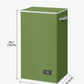 SOLEDI Laundry Hamper with Lid 100L Large & Tall Collapsible Laundry Basket, Clothes Hamper with Bag Removable Easy to Carry, Dirty Hampers for Bedroom, Bathroom, Dorm, College, Dark Green