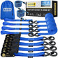 Ratchet Straps Heavy Duty 4 Pack (4 Count)