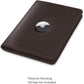 Kings Loot Passport Holder Wallet | RFID Protected Leather Travel Wallet with Built-in Trackable Holder | Holds 1-6 Cards & Passport | Slim & Stylish Wallets (Truffle)