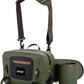 Goture Waterproof Fishing Waist Pack,IPX8 840D TPU Large Tackle Bag with Rod Holder,Airtight Zipper Closure,Detachable Water Bottle Holder, 10L Fly Fishing Bag with Adjustable Strap,Sling Fanny Pack