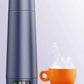 Travel Kettle, Dual Voltage Portable Electric Kettle 110V-220V-240V Smart Small Water Boiler 370ML for Tea & Coffee, 316 Stainless Steel, 6 Temperature Control and LCD Display, for Global Use