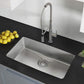 KRAUS Dex 33-inch Undermount 16 Gauge Stainless Steel Single Bowl Kitchen Sink, KD1US33B