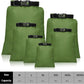 Shappy Waterproof Dry Bag Set 6 Sizes Lightweight Sacks and Long Adjustable Shoulder Strap Outdoor Water Proof Keep Gear Dry Bag Stuff Sacks for Backpacking, Boating, Hiking, Camping