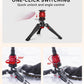 IFOOTAGE Cobra 3 Strike Monopod with Feet,Portable Travel Monopod for Camera A150S Ⅲ with Pan Tilt Head K5S,Pedal Design Base,One-Click to Extend Height 59"/150cm,Payload 11lbs/5KG