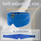 Sleep Mask Bluetooth 5.4 Headphones Soft Wireless Headband Eye Mask Blackout with Microphone (Blue)