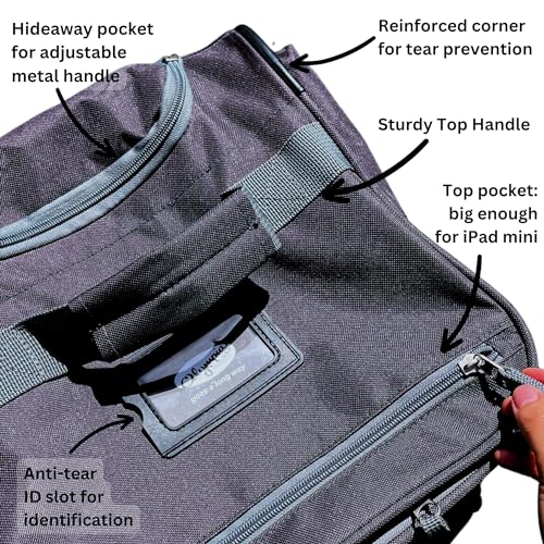 29 inch Jumbo Size 8 Pockets Wheeled Rolling Duffel Bag Water Resistant Luggage Lightweight Travel Suitcase with Retractable Handle