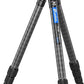Leofoto Professional Camera Tripod, 62" Compact Carbon Fiber Tripod for DSLR Video Camcorder, 4 Leg Sections, 360° Ball Head, Max Load 25KG/55Lb (LS-364CX+LH-40LR)
