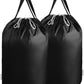 MCleanPin Washable Laundry Bags with Handles,140L Dirty Clothes Storage Bag for College Dorm or Travel, Laundry Liner Fit Most Laundry Hamper or Basket,2 Pack (Classic Black)