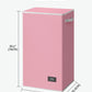SOLEDI Laundry Hamper with Lid 100L Large & Tall Collapsible Laundry Basket, Clothes Hamper with Bag Removable Easy to Carry, Dirty Hampers for Bedroom, Bathroom, Dorm, College, Pink