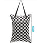 ALVABABY 2 Pack Large Wet Dry Bag Waterproof Hanging Cloth Diaper with Double Zippered Pockets 25x18 inches Laundry Bag 2HL01